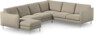 Madison Lux - Hörnsoffa med schäslong vänster - Beige