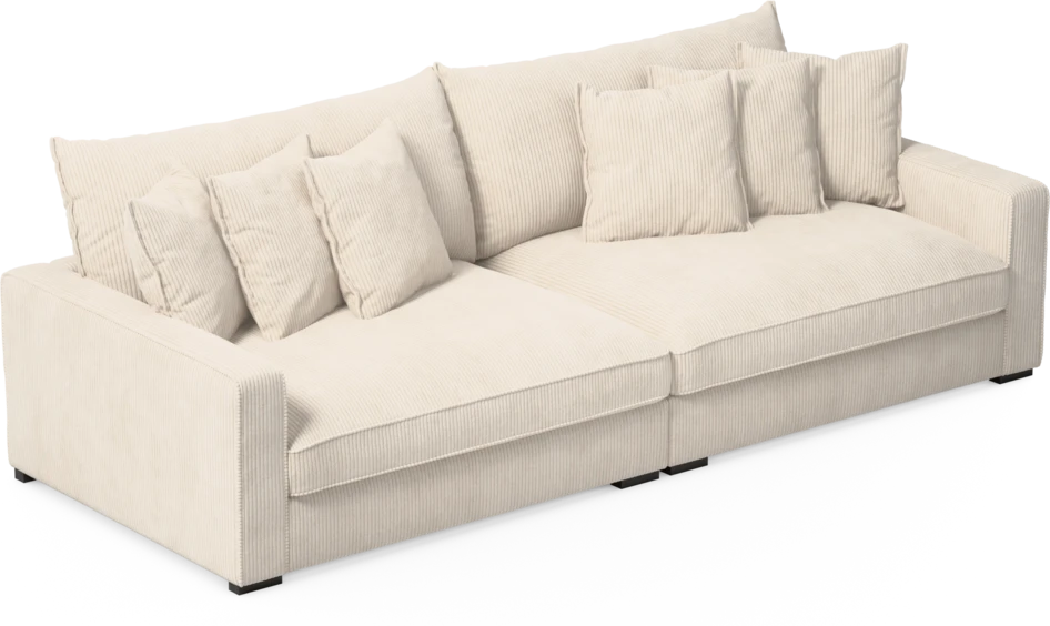 Rossi - 4-sits soffa - Vit
