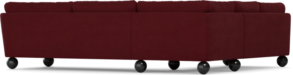Madison Lux - Hörnsoffa 2+3-sits, hörn 1 - Röd