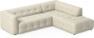 Bella - 3-sits soffa med divan höger - Beige