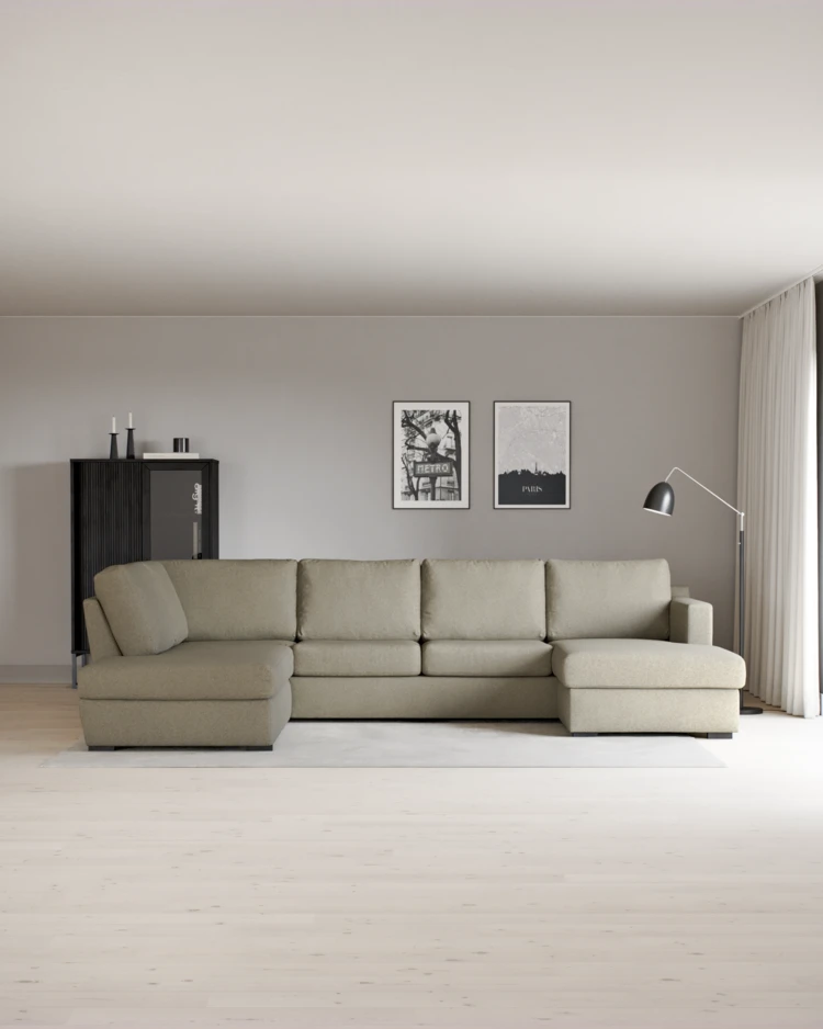 Friday - 3-sits soffa med divan vänster och schäslong höger - inspiration