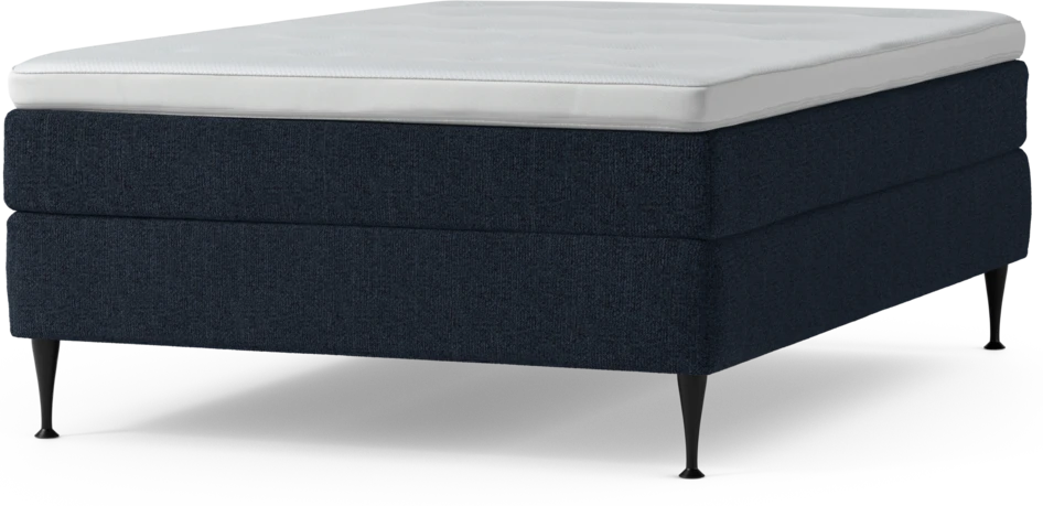 Delux Sense - Kontinentalsäng, enkelsäng 140 cm med bäddmadrass och sängben