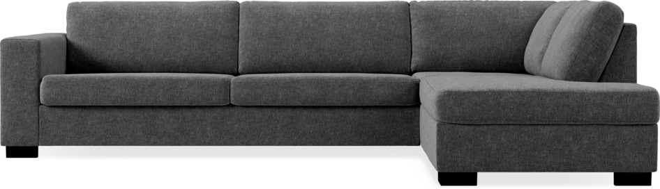Nevada - 3-sits soffa med divan höger - Grå
