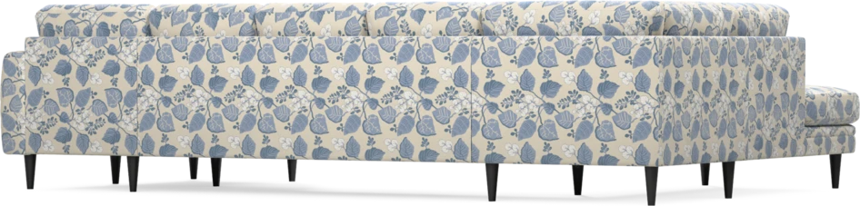 Eden - 3-sits soffa med divan vänster och schäslong höger - Flerfärgad
