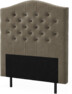 New York välvd - Sänggavel, 90-210 cm - Brun