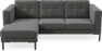 Rio - 3-sits soffa med schäslong vänster - Grå