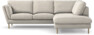 Madison Lux - 2-sits soffa med divan höger - Beige