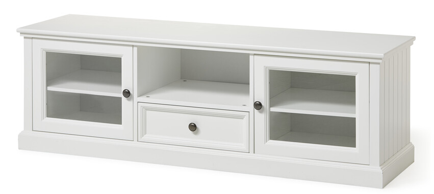 Greta - Tv-bänk, B 140 cm - Vit