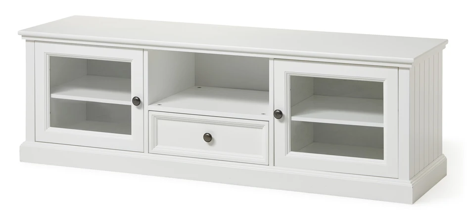 Greta - Tv-bänk, B 140 cm - Vit
