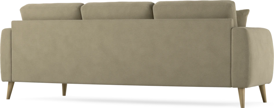 Eden - 3-sits soffa svängd - Beige