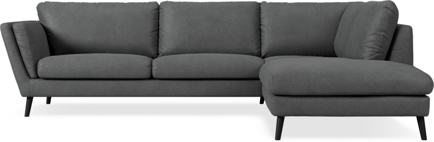 Madison Lux - 3-sits soffa med divan höger - Grå