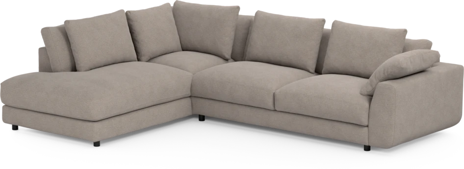 Amie - 3-sits med divan vänster - Beige