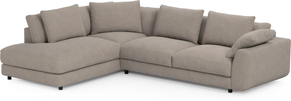Amie - 3-sits med divan vänster - Beige