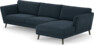 Madison Lux - 3-sits soffa med schäslong höger - Blå