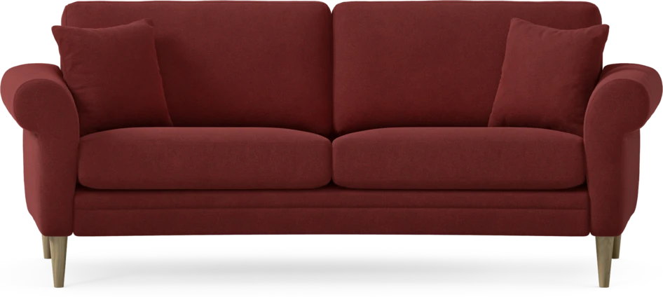 Eden - 2,5-sits soffa svängd - Röd