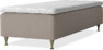 Delux Dream - Ramsäng, enkelsäng med bäddmadrass - Beige