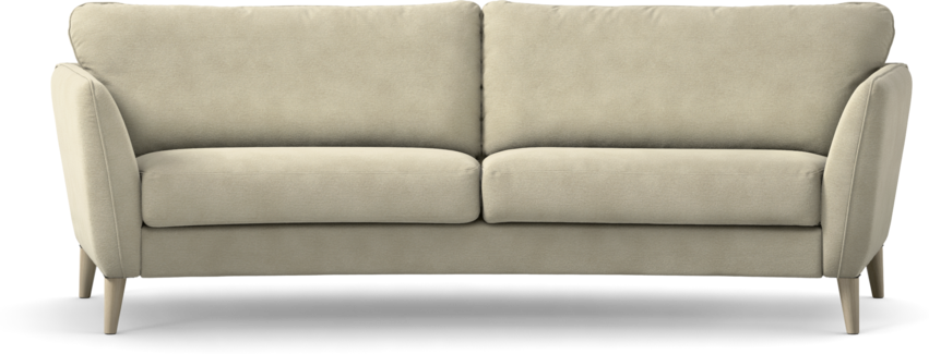 Bridge - 3-sits soffa svängd - Beige