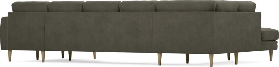 Eden - 3-sits soffa med divan vänster och schäslong höger - Grå