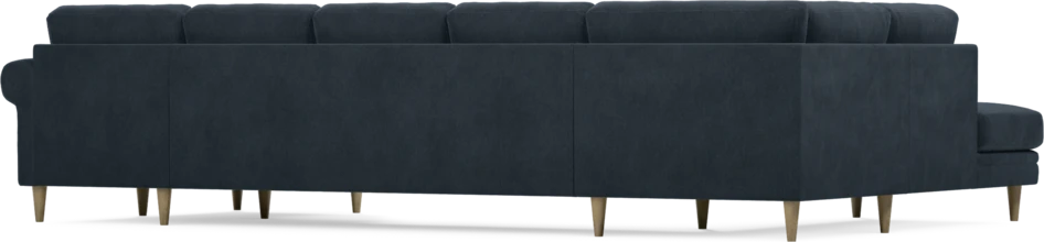 Eden - 3-sits soffa med divan vänster och schäslong höger - Blå