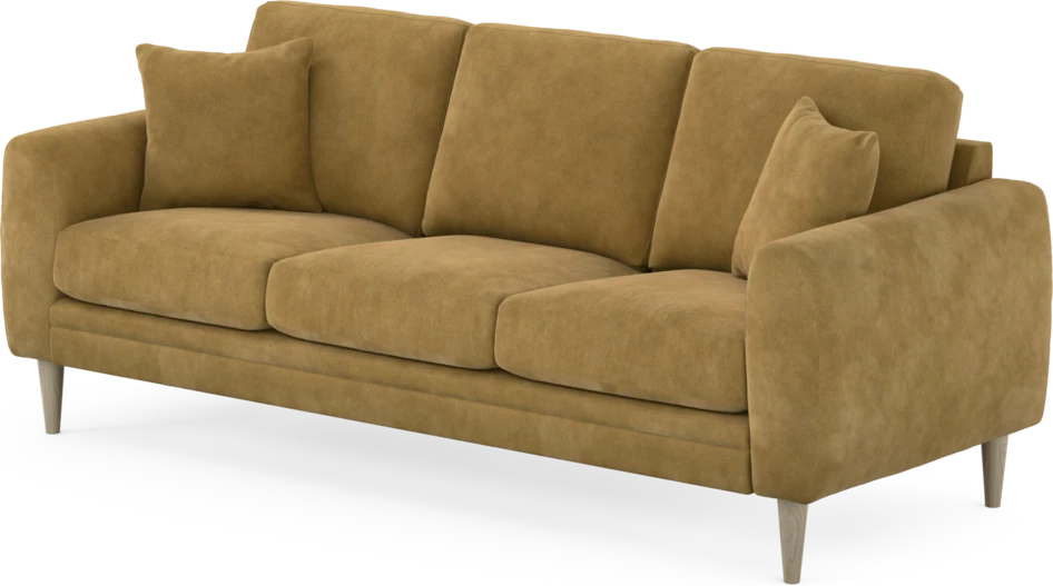 Eden - 3-sits soffa - Gul
