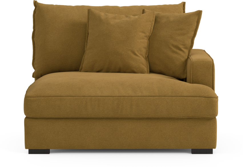 Rossi - 1,5-sits med armstöd höger - Gul