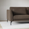 Willow - 3-sits soffa med divan vänster, fast klädsel - Brun