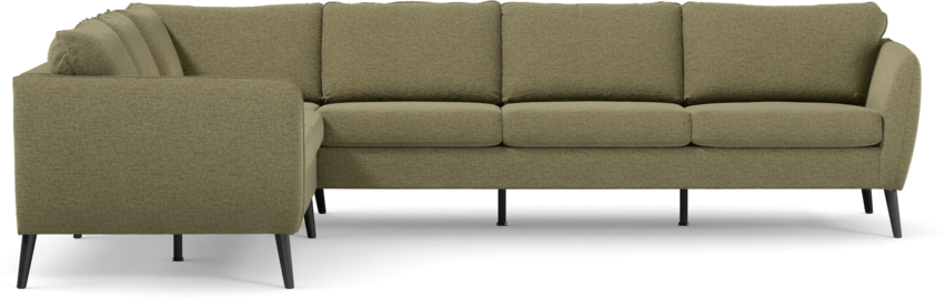 County - Hörnsoffa, 2+3-sits - Grön