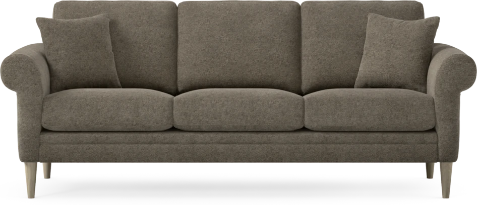 Eden - 3-sits soffa - Brun