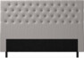 Delux Pikerad XL - Sänggavel, 90-210 cm - Grå
