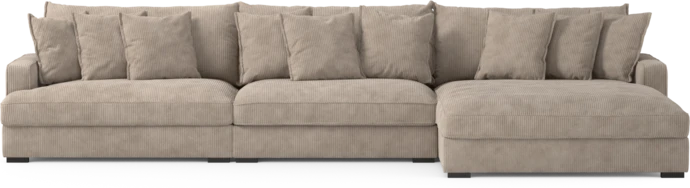 Rossi, 4-sits soffa med schäslong XL höger