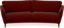 Bridge - 3-sits soffa svängd - Röd