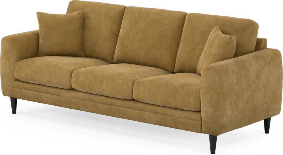 Eden - 3-sits soffa - Gul