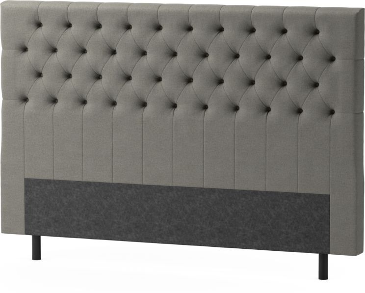 Delux Pikerad XL - Sänggavel, 90-210 cm - Grå