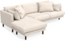 Harper - 4-sits med schäslong vänster - Beige