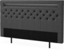 New York led - Sänggavel, 90-210 cm - Grå