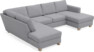 Friday - 3-sits soffa med divan vänster och schäslong höger - Grå