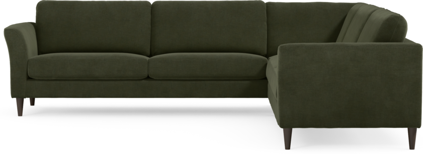 Bridge - Hörnsoffa, 3+3-sits - Grön