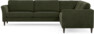 Bridge - Hörnsoffa, 3+3-sits - Grön