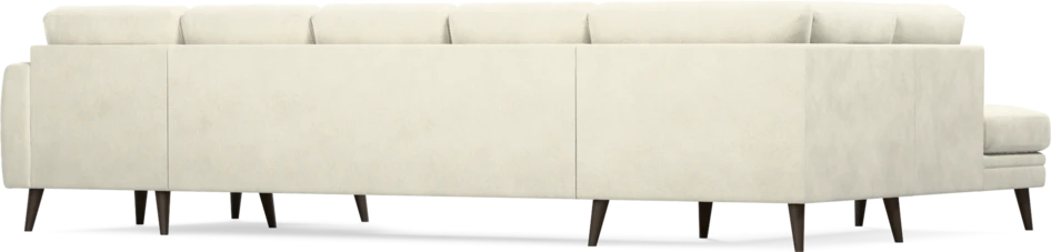 Eden - 3-sits soffa med divan vänster och schäslong höger - Vit