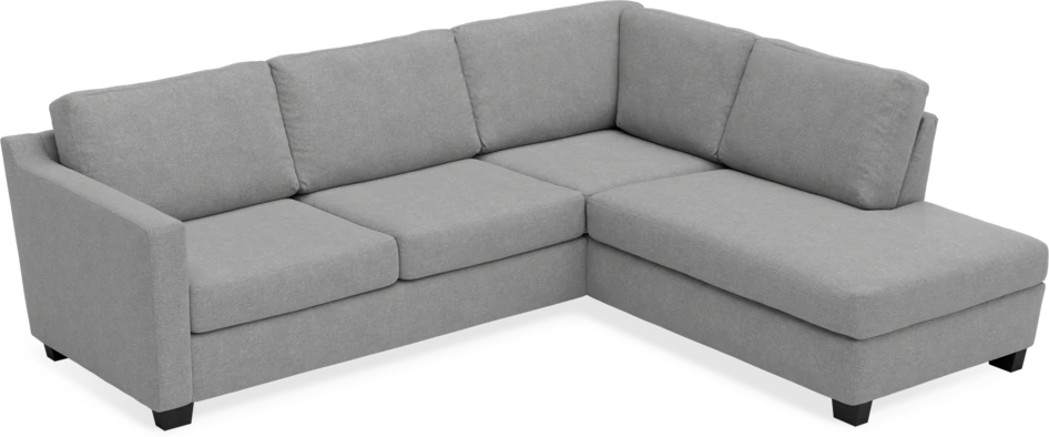 Friday - 2,5-sits soffa med divan höger - Grå