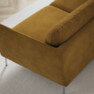 Madison Lux - 2-sits soffa med schäslong vänster - Gul