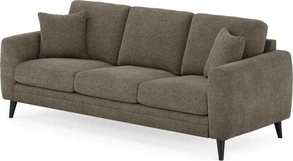 Eden - 3-sits soffa - Brun