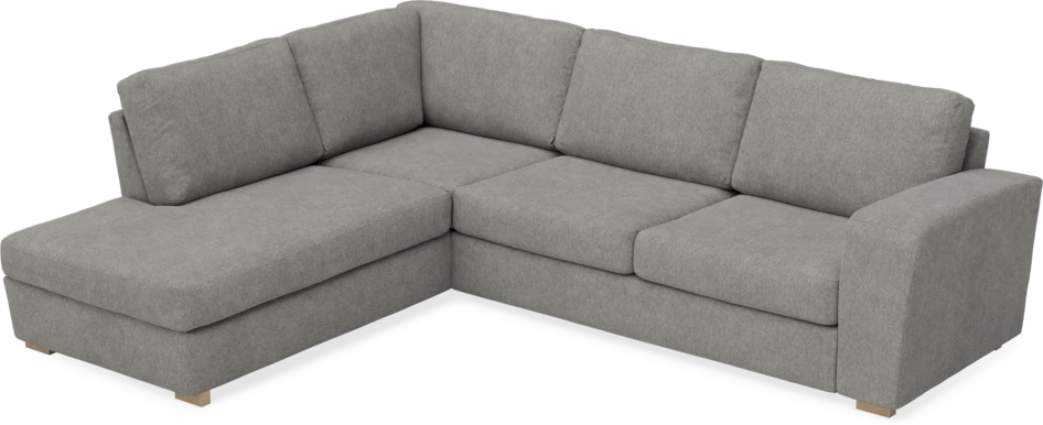 Friday - 2,5-sits soffa med divan vänster - Grå
