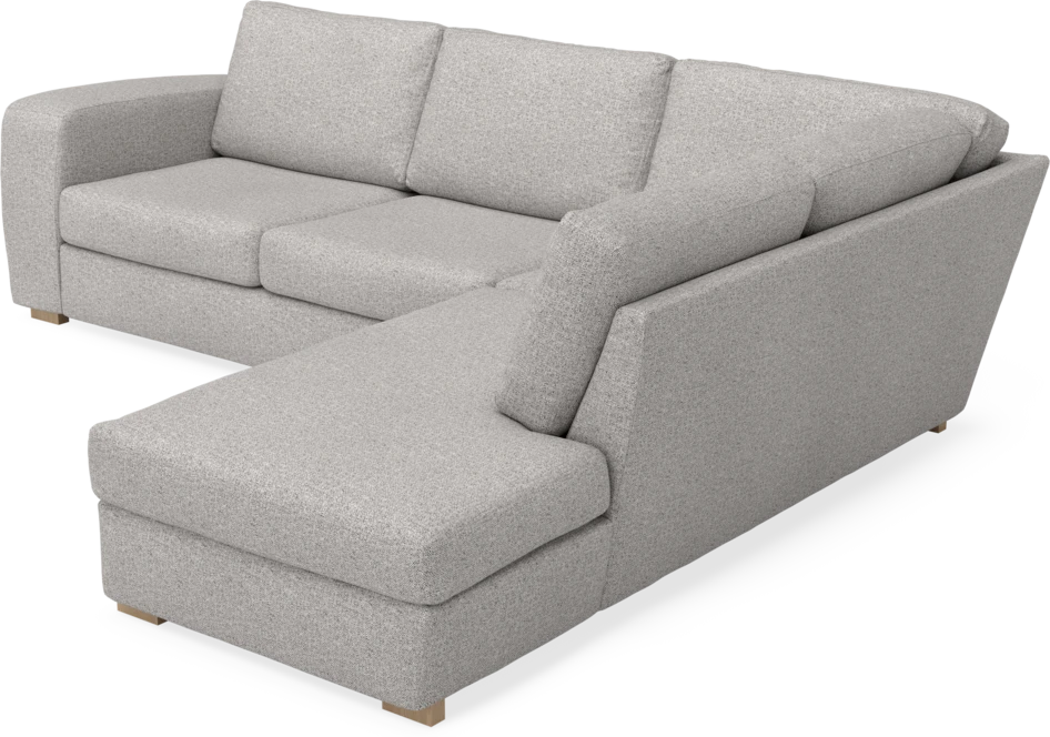 Friday - 2,5-sits soffa med divan höger - Vit