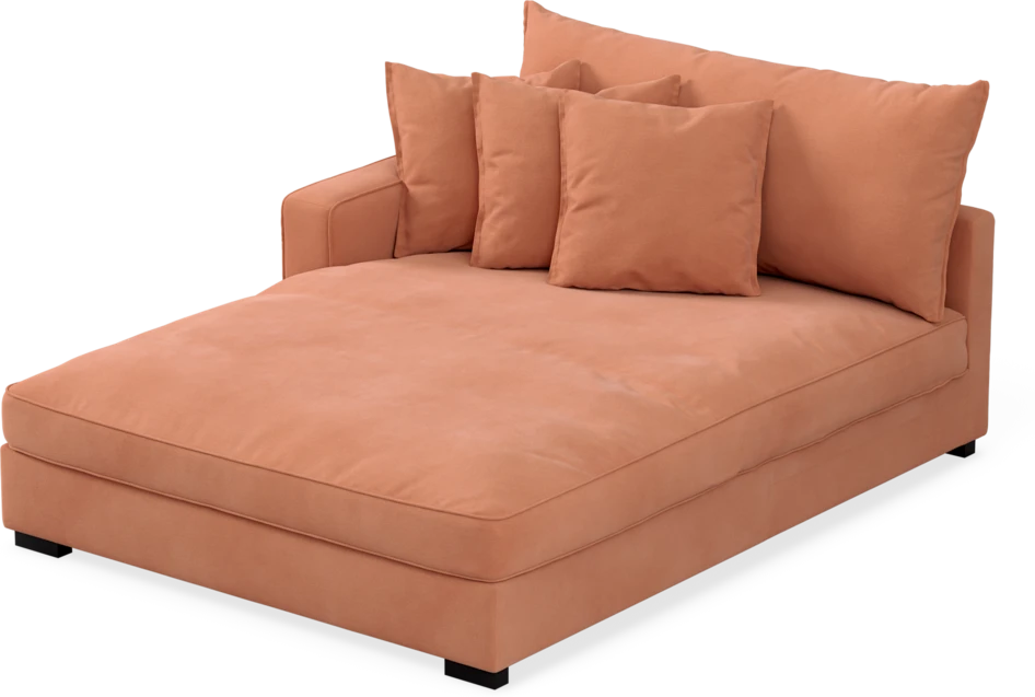 Rossi - Schäslong XL vänster - Orange