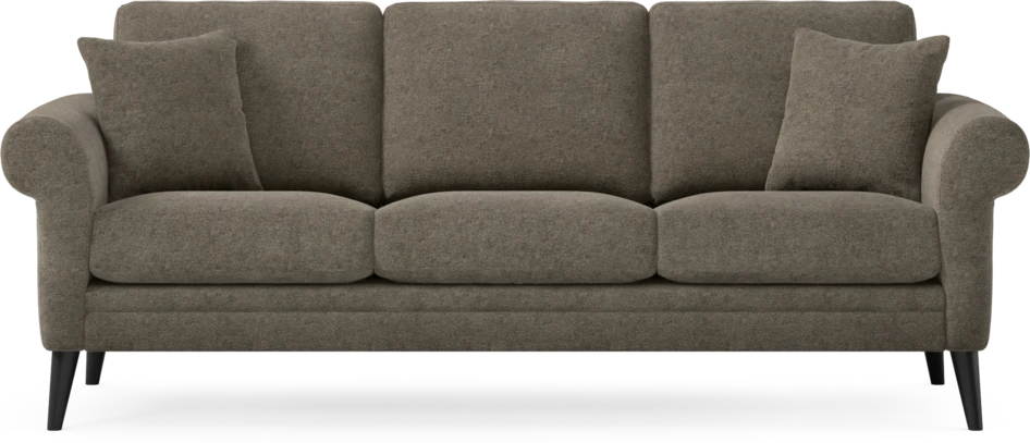 Eden - 3-sits soffa - Brun