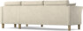 Eden - 2,5-sits soffa med schäslong - Beige