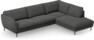 Madison Lux - 3-sits soffa med divan höger - Grå