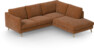 Madison Lux - 2-sits soffa med divan höger - Orange