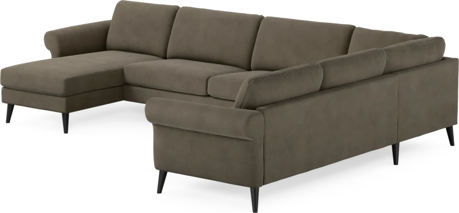 Bridge - Hörnsoffa, 3+2-sits med schäslong vänster - Beige